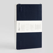 myPaperclip 2026 myPAPERCLIP Vegan Leather Daily Planner - A5 Slim, Softcover, Blue
