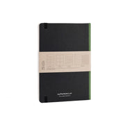 myPaperclip 2026 myPAPERCLIP Weekly Planner + Notebook - A5, Hardcover, Black / Green Spine
