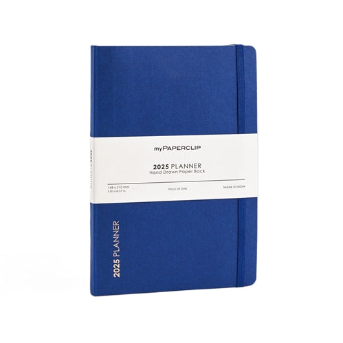 myPaperclip 2026 myPAPERCLIP Weekly Planner + Notebook - A5, Softcover, Blueberry
