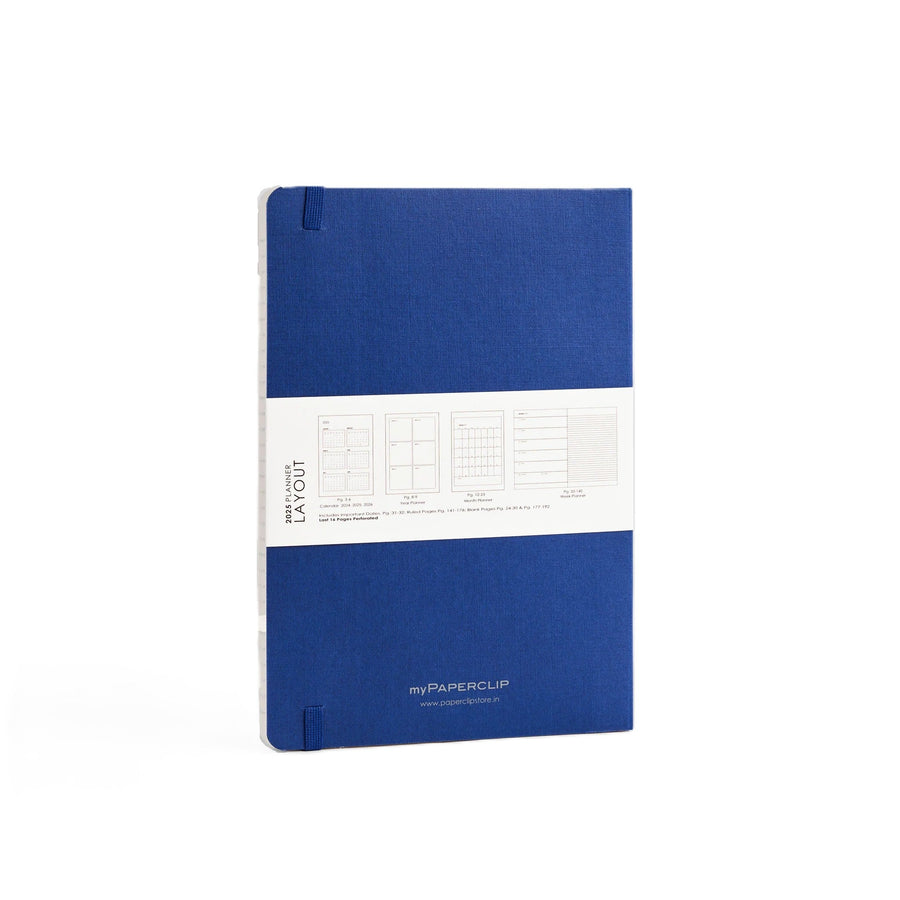 myPaperclip 2026 myPAPERCLIP Weekly Planner + Notebook - A5, Softcover, Blueberry