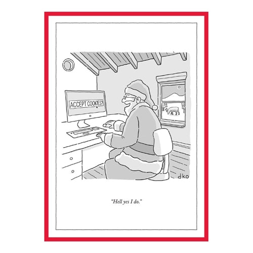 New Yorker New Yorker Christmas Card - Accept Cookies?