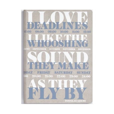 Nuuna Nuuna Graphic Series Notebook - A5, Dot Grid, Deadlines