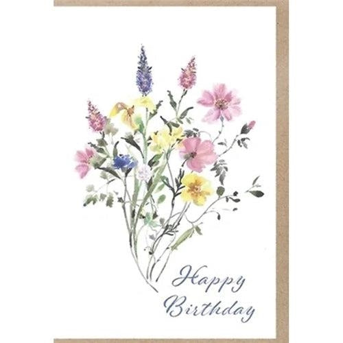 Paper-Go-Round Paper-Go-Round Plantable Birthday Greeting Card - Wildflowers