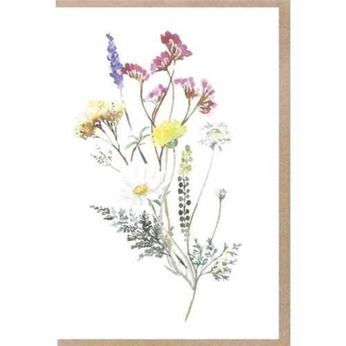 Paper-Go-Round Paper-Go-Round Plantable Greeting Card - Mixed Wildflowers - Daisy