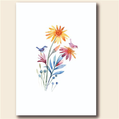 Paper Stop Paperstop Note Card Set - Flowers & Birds