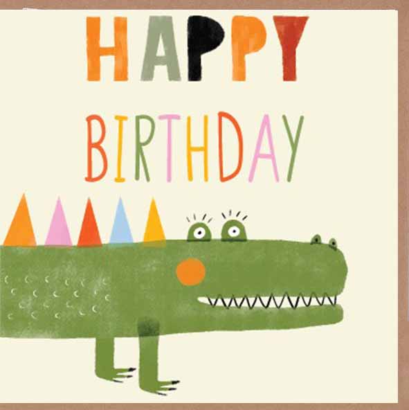 Paper Street Card Co. Paper Street Birthday Card - Birthday Croc