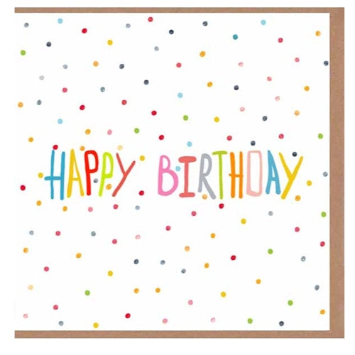 Paper Street Card Co. Paper Street Birthday Card - Happy Birthday Tiny Spots