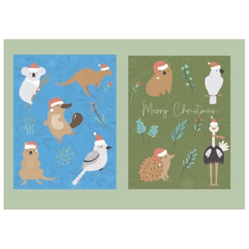 Paper Street Card Co. Paper Street Boxed Christmas Cards - Cute Aussie Animals