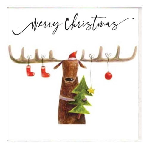 Paper Street Card Co. Paper Street Christmas Card - Christmas Moose