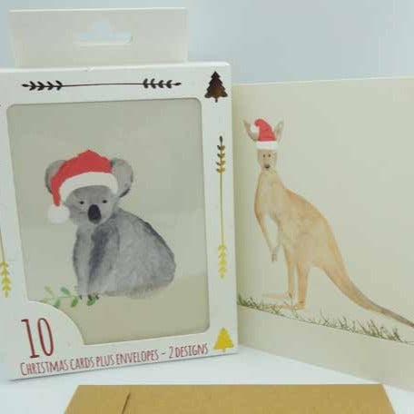 Paper Street Card Co. Paper Street Christmas Card Pack - Aussie Animals