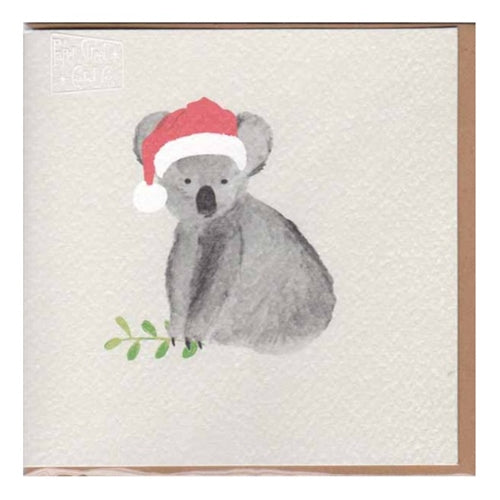 Paper Street Card Co. Paper Street Christmas Card - Santa Koala