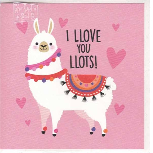 Paper Street Card Co. Paper Street Easter Card - Valentine's Day, I Love You LLotts
