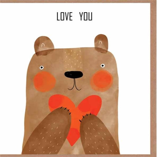 Paper Street Card Co. Paper Street Easter Card - Valentine's Day, Love You Bear