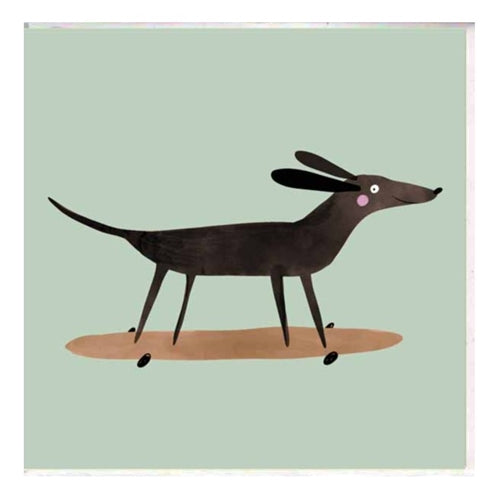 Paper Street Card Co. Paper Street Greeting Card - Skater Dog