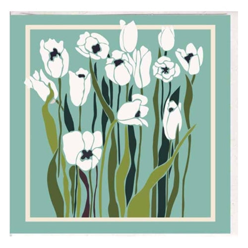 Paper Street Card Co. Paper Street Greeting Card - White Tulips