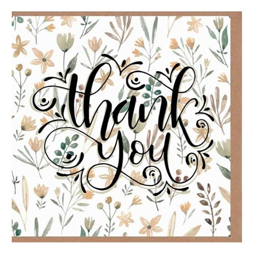 Paper Street Card Co. Paper Street Thank You Card - Floral Thank You