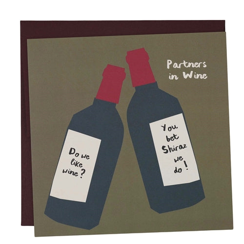 Papernest Papernest Greeting Card - Partners in Wine