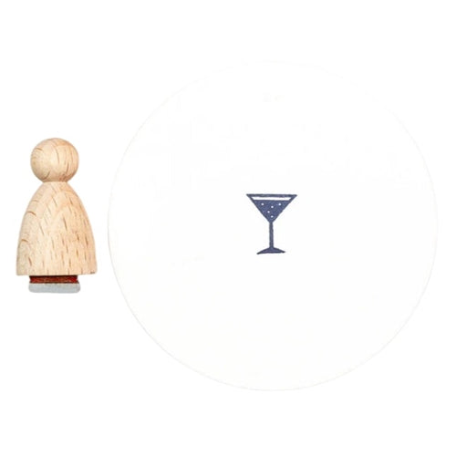 Perlenfischer Perlenfischer Cone Stamp - Cocktail Glass