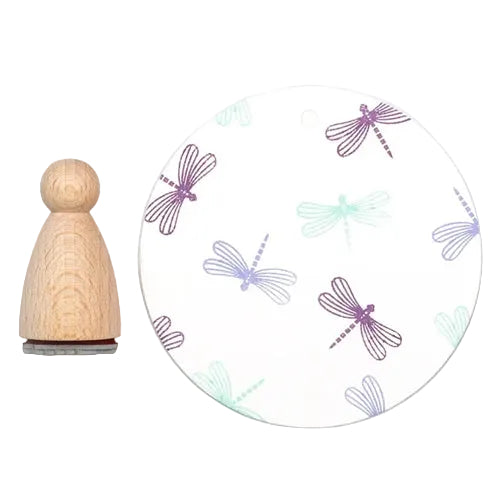 Perlenfischer Perlenfischer Large Cone Stamp - Small Dragonfly