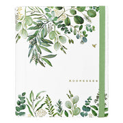 Peter Pauper Press Peter Pauper Press Address Book - Large, Eucalyptus