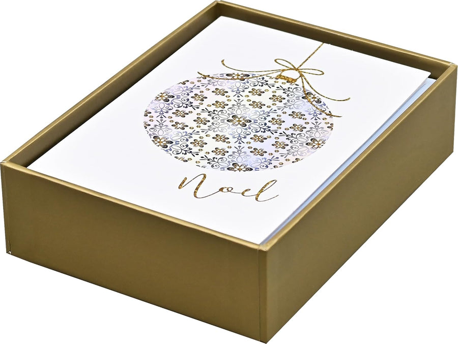 Peter Pauper Press Peter Pauper Press Boxed Christmas Cards - Small, Filigree Ornament