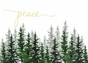 Peter Pauper Press Peter Pauper Press Deluxe Boxed Holiday Cards - Winter Evergreens
