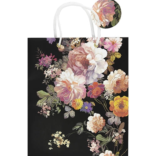 Peter Pauper Press Peter Pauper Press Gift Bag - Midnight Floral