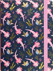 Peter Pauper Press Peter Pauper Press Journal - Medium, Ruled, Axolotls
