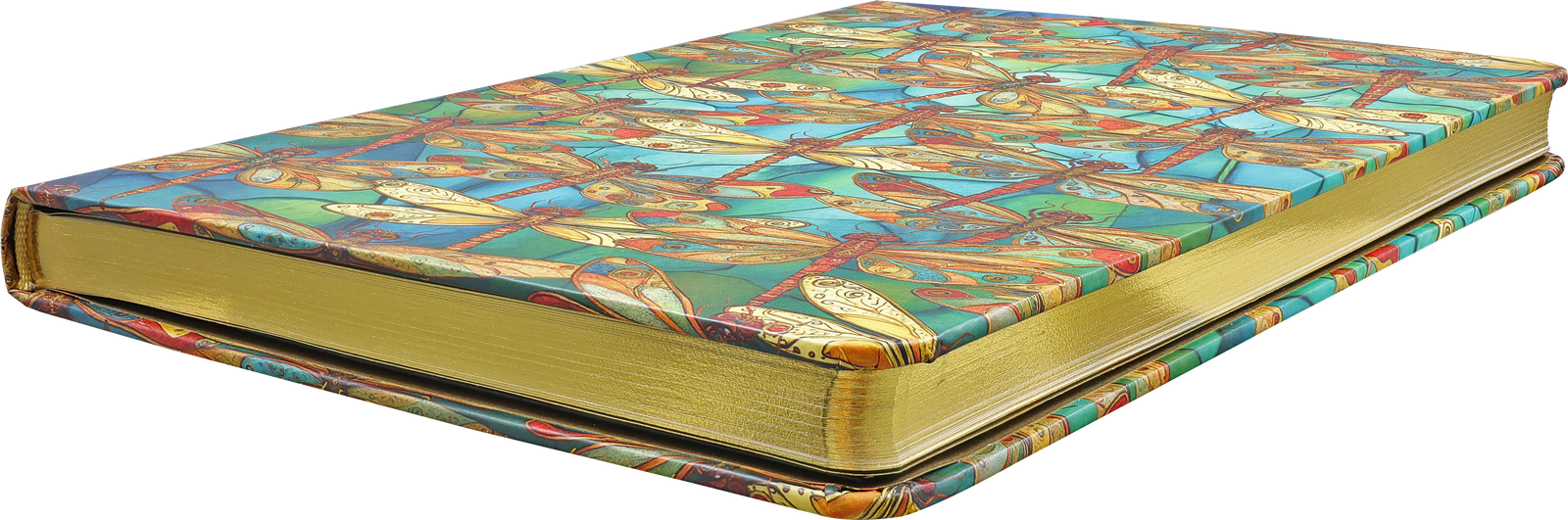 Peter Pauper Press Peter Pauper Press Journal - Medium, Ruled, Gilded Dragonflies