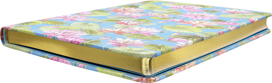Peter Pauper Press Peter Pauper Press Journal - Medium, Ruled, Water Lillies