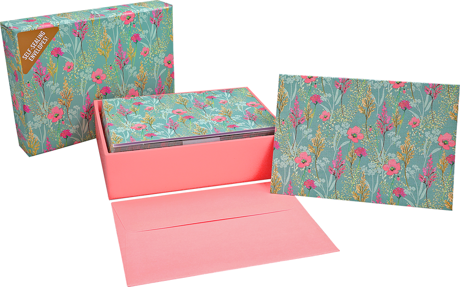 Peter Pauper Press Peter Pauper Press Note Card Set - Golden Meadow