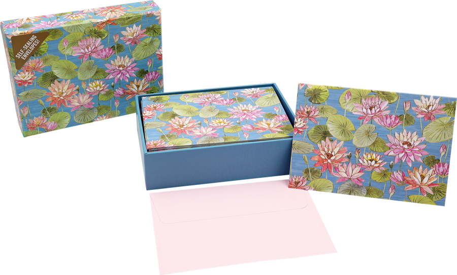 Peter Pauper Press Peter Pauper Press Note Card Set - Water Lillies