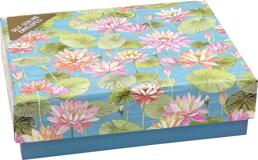 Peter Pauper Press Peter Pauper Press Note Card Set - Water Lillies