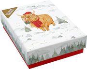 Peter Pauper Press Peter Pauper Press Small Boxed Holiday Cards - Highland Cow