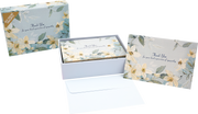 Peter Pauper Press Peter Pauper Press Thank You Card Set - White Jasmine Sympathy