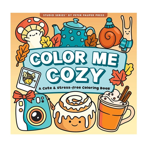 Peter Pauper Press Studio Series Colouring Book - Color Me Cozy