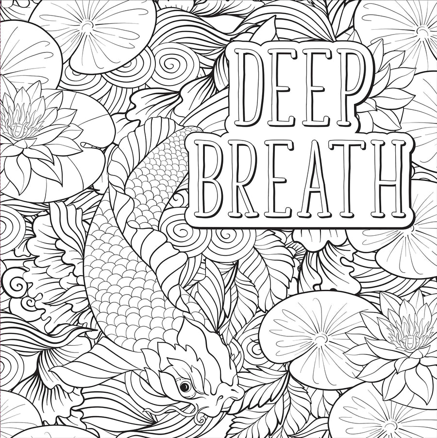 Peter Pauper Press Studio Series Colouring Book - Self Care