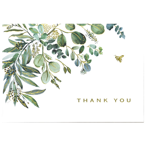 Peter Pauper Press Thank You Card Set - Eucalyptus