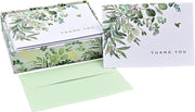 Peter Pauper Press Thank You Card Set - Eucalyptus