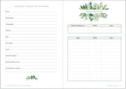 Peter Pauper Press Wedding Planner Checklist - Eucalyptus