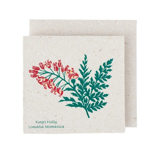 Plane Tree Studio Plane Tree Greeting Card - Native Flowers, King's Holly