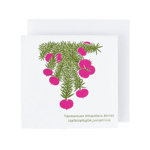 Plane Tree Studio Plane Tree Greeting Card - Native Flowers, Mountain Berry