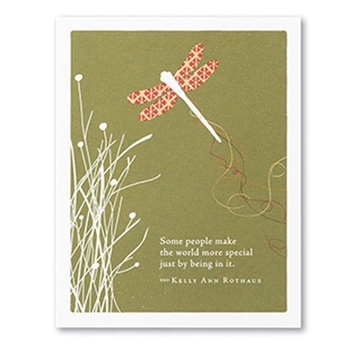 Positively Green Positively Green Friendship Card - Some people make the world more special