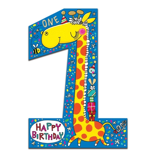 Rachel Ellen Design Rachel Ellen Birthday Card - 1st Giraffe