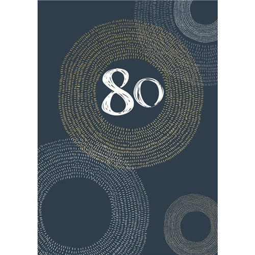 Rachel Ellen Design Rachel Ellen Birthday Card - 80th