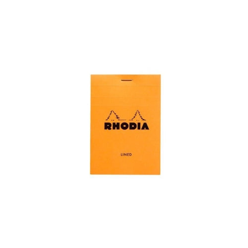 Rhodia Rhodia #12 Notepad - Ruled, 9 x 12cm, Black