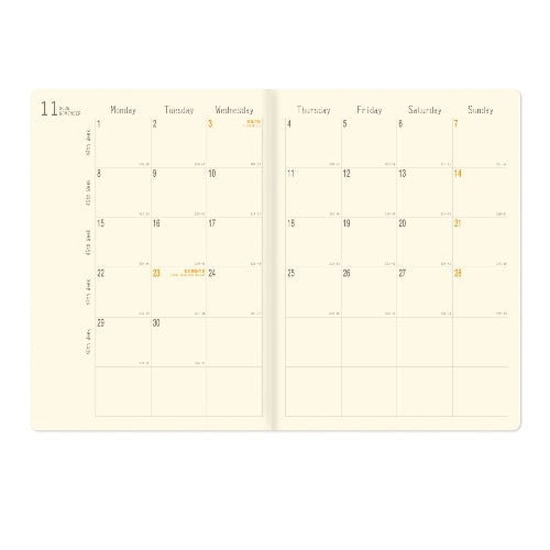 Rhodia Rhodia 2025 Monthly Planner - A5, Orange