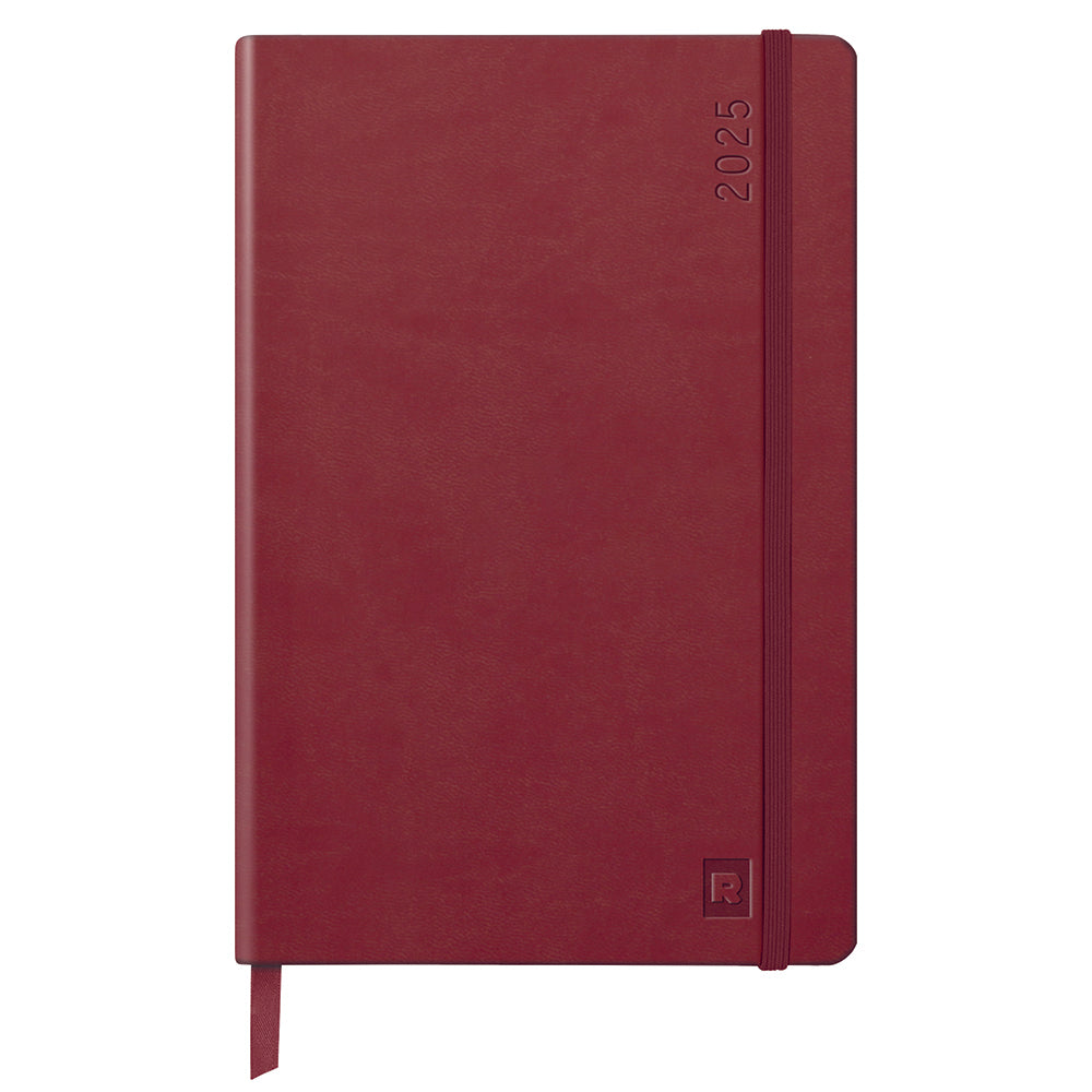 Rhodia Rhodia 2025 Webplanner - A5, Weekly Horizontal, Nacarat