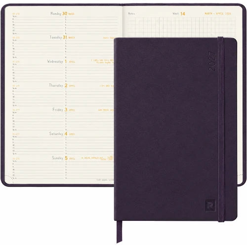 Rhodia Rhodia 2027 Weekly + Notebook Diary - A5, Orange