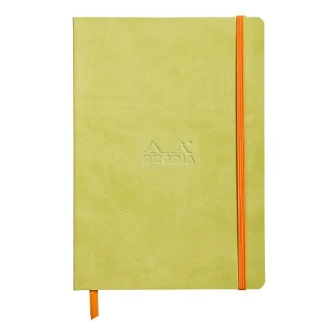 Rhodia Rhodia "Rhodiarama" Softcover Notebook - A5, Lined, Anise Green